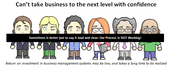 Can’t take business to the next level with confidence